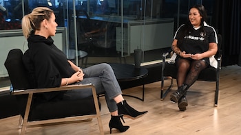 Evelyn Botto con Tatiana Schapiro