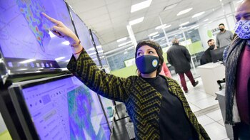 La intendenta de Quilmes, Mayra