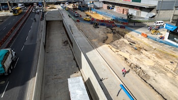 El Grupo 3 de la avenida 68 avanza en un paso deprimido exclusivo para Transmilenio entre Las Américas y la carrera 68, mientras la estación de la calle 11 ya supera el 80% de ejecución - crédito IDU