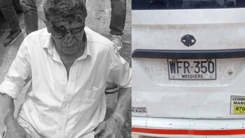Buscan al conductor de un vehículo que habría abandonado en un hospital aun adulto mayor luego de un accidente de tránsito - crédito @ColombiaOscura/X