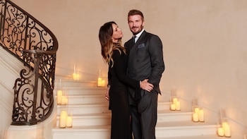 Victoria y David Beckham en