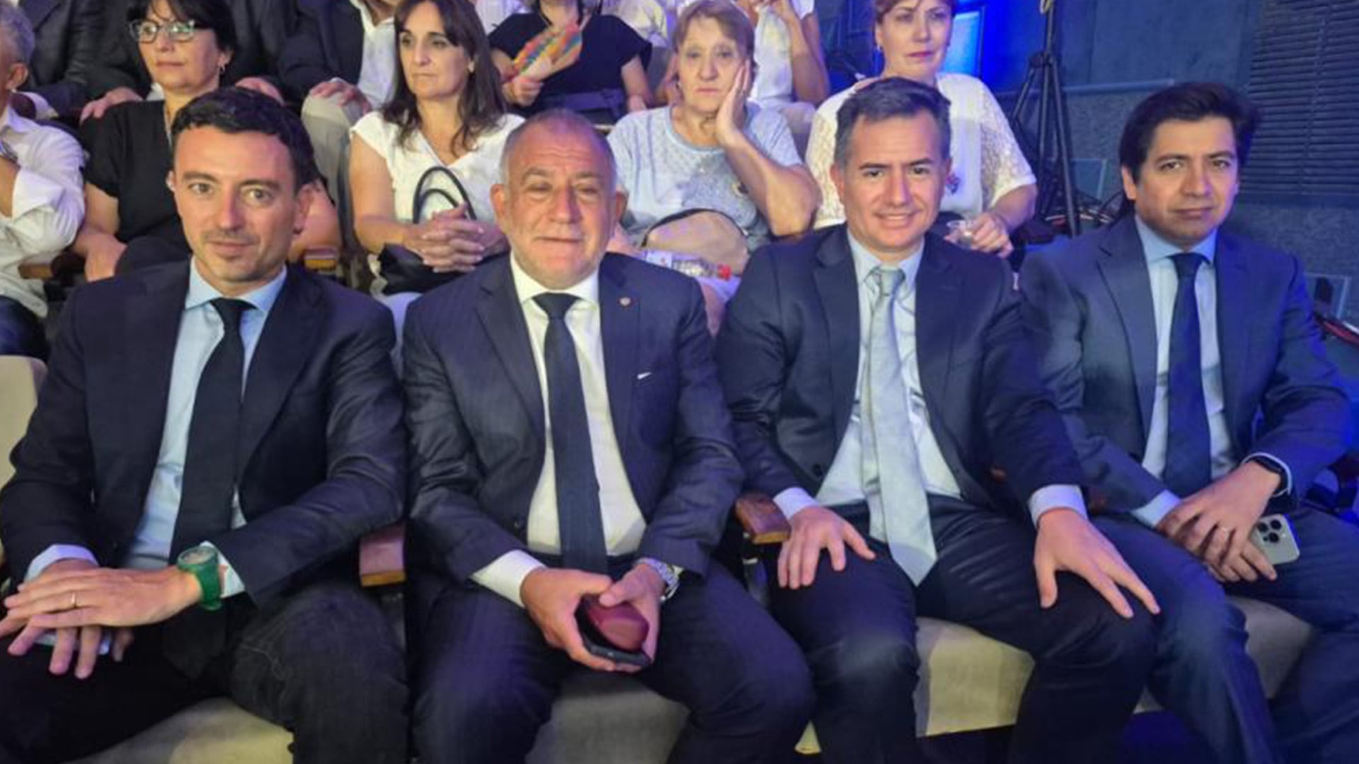 Rodrigo de Loredo, Luis Juez, Gabriel Bornoroni y Gonzalo Roca. Los principales referentes opositores de Córdoba