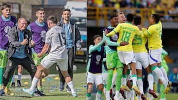 Uruguay y Brasil fueron las primeras selecciones de CONMEBOL en clasificar al Mundial sub-20. @CBF_Futebol y @uruguay/Twitter.