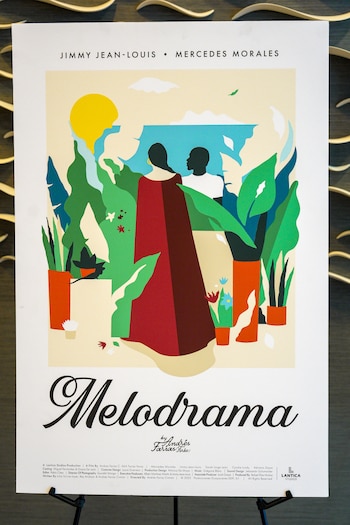 USA9994. MIAMI (ESTADOS UNIDOS), 19/04/2026.- Fotografía que muestra el cartel de la película 'Melodrama' del director Andrés Farias, este viernes en Miami (Estados Unidos). Un amor prohibido entre una anciana viuda de República Dominicana y un migrante procedente de Haití fue el tema central que Farías eligió para reflejar la complicada relación entre ambos países, en su película 'Melodrama'. EFE/ Alberto Boal