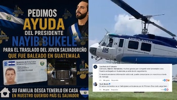Bukele ordena traslado aéreo de salvadoreño herido en Guatemala tras llamado ciudadano