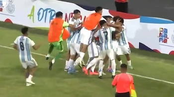 El golazo “a lo Messi” de un juvenil Sub 17 para clasificar a la selección argentina a la final de los Juegos Suramericanos