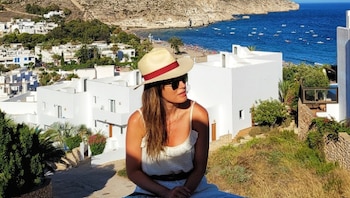 Isabel Jiménez en el Cabo de Gata, Almería, en una imagen de redes sociales. (Instagram @isabeljimenezt5)
