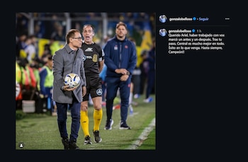 El posteo de Gonzalo Belloso,