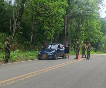 Norte de Santander cuenta con seis puntos de control activos en las rutas Cúcuta-Pamplona y Cúcuta-Ocaña - crédito prensa Ejército Nacional