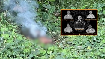 Trabalhadores da DIPAMPCO foram encontrados na região montanhosa de Omoa, Cortés. (FOTO: La Tribuna)