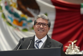 Ricardo Monreal Ávila, presidente de la Junta de Coordinación Política y coordinador del grupo parlamentario de Morena