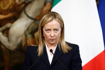 Giorgia Meloni (REUTERS/Guglielmo Mangiapane)