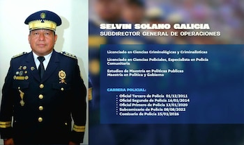 El Ministerio de Gobernación nombró a Eric Rolando Osoy López como director general de la Policía Nacional Civil y a Selwin Solano Galicia como subdirector de Operaciones.