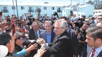 Alberto Fernández y el intendente