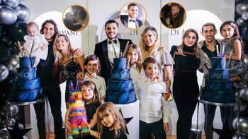 Cavani, Icardi y Di María