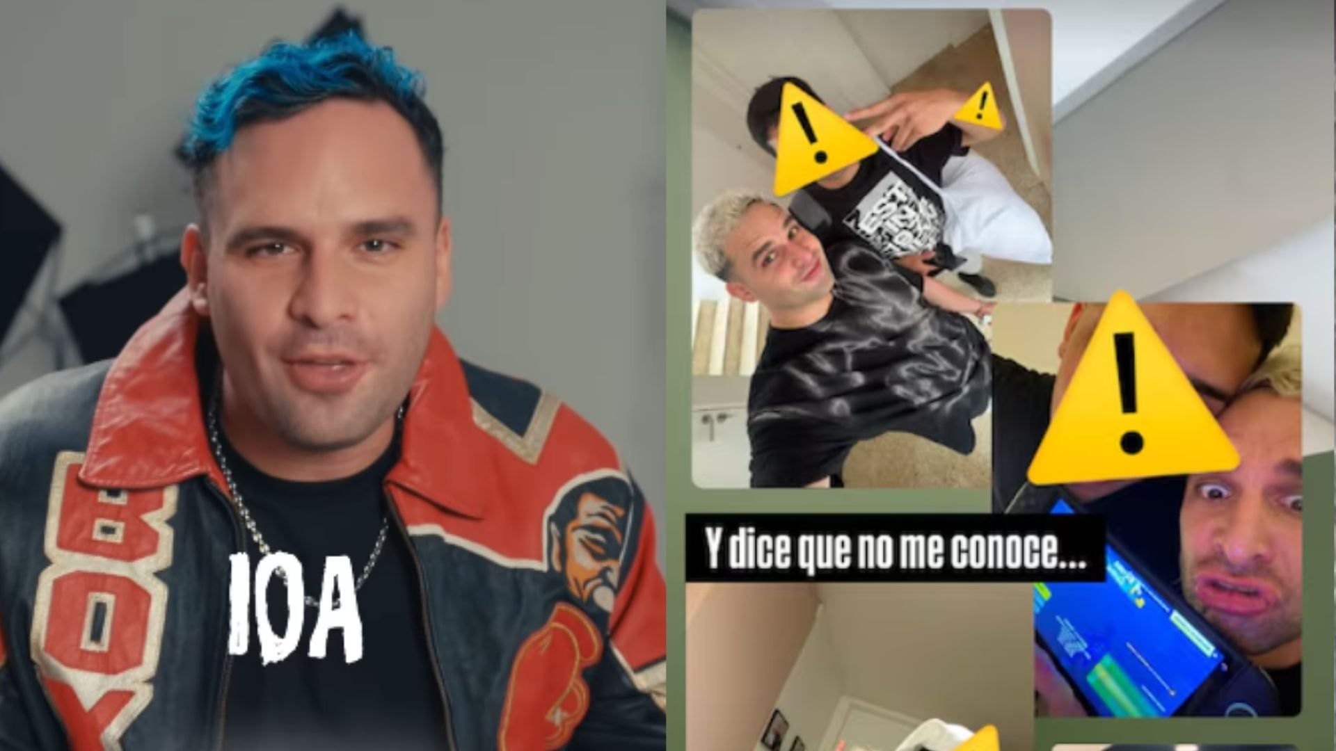 iOA muestra fotografía del futbolista que lo habría engañado con su pareja. IG