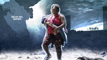 Mujer cruzó el Tapón del