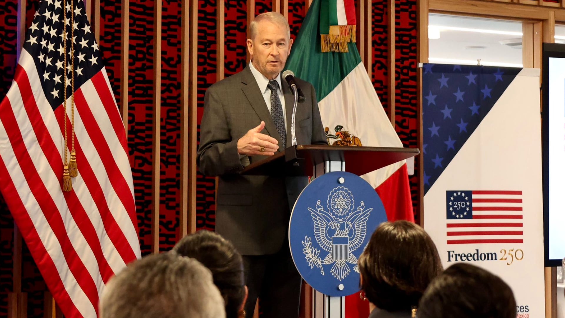 En anuncio fue revelado en los canales oficiales de la embajada de EEUU. Crédito: @USAmbMex