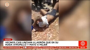 Vecinos de Iquitos rodearon a