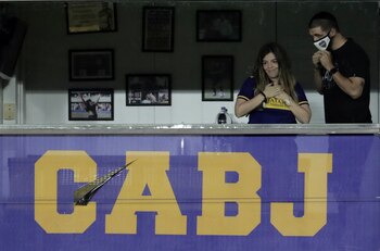 Dalma y su marido en