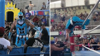 Luchador sufre escalofriante lesión en la rodilla durante función en Reynosa | Video