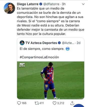 El ex futbolista Diego Latorre