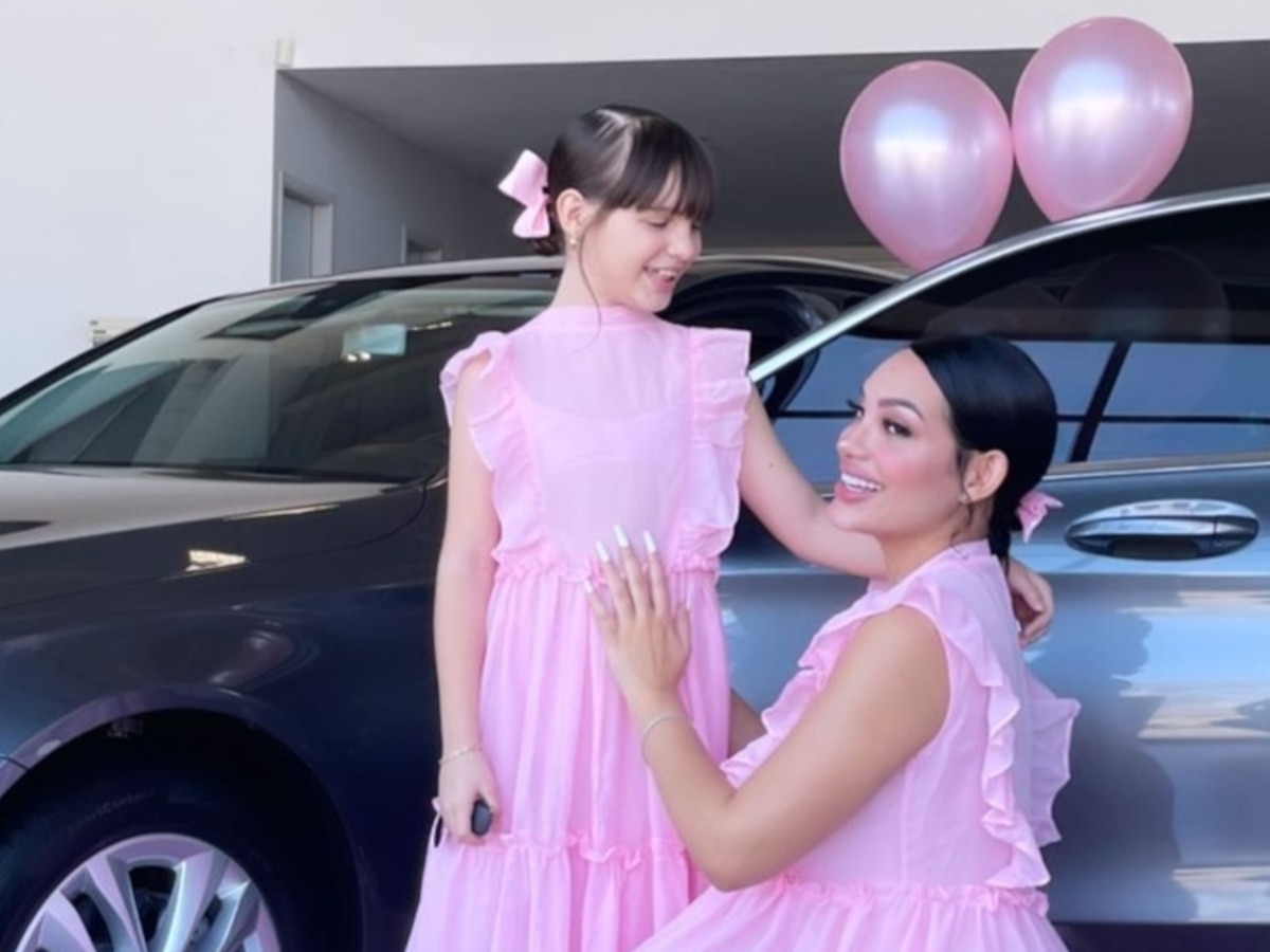 Andrea Valdiri le regaló un Mercedes Benz a su hija de 9 años - Infobae