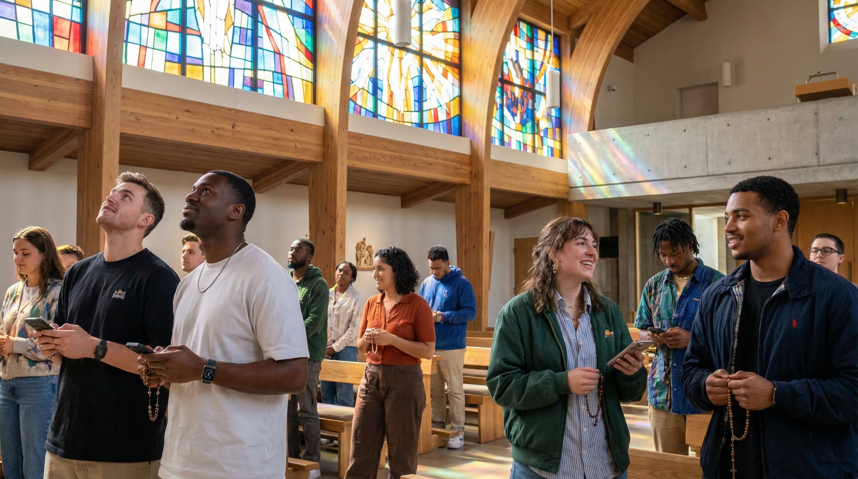 La Generación Z impulsa un resurgimiento católico global con énfasis en la búsqueda espiritual y la cultura visual (Imagen Ilustrativa Infobae)