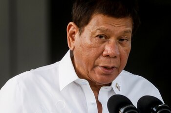 El presidente de las Filipinas,
