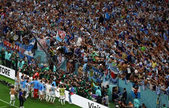 Argentina colmó un estadio con capacidad para 88 mil personas (Foto: Reuters/Paul Childs)
