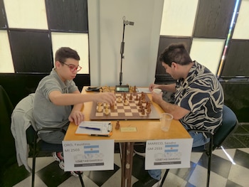 Faustino Oro during his game