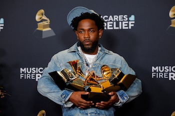 Kendrick Lamar recibió el Grammy