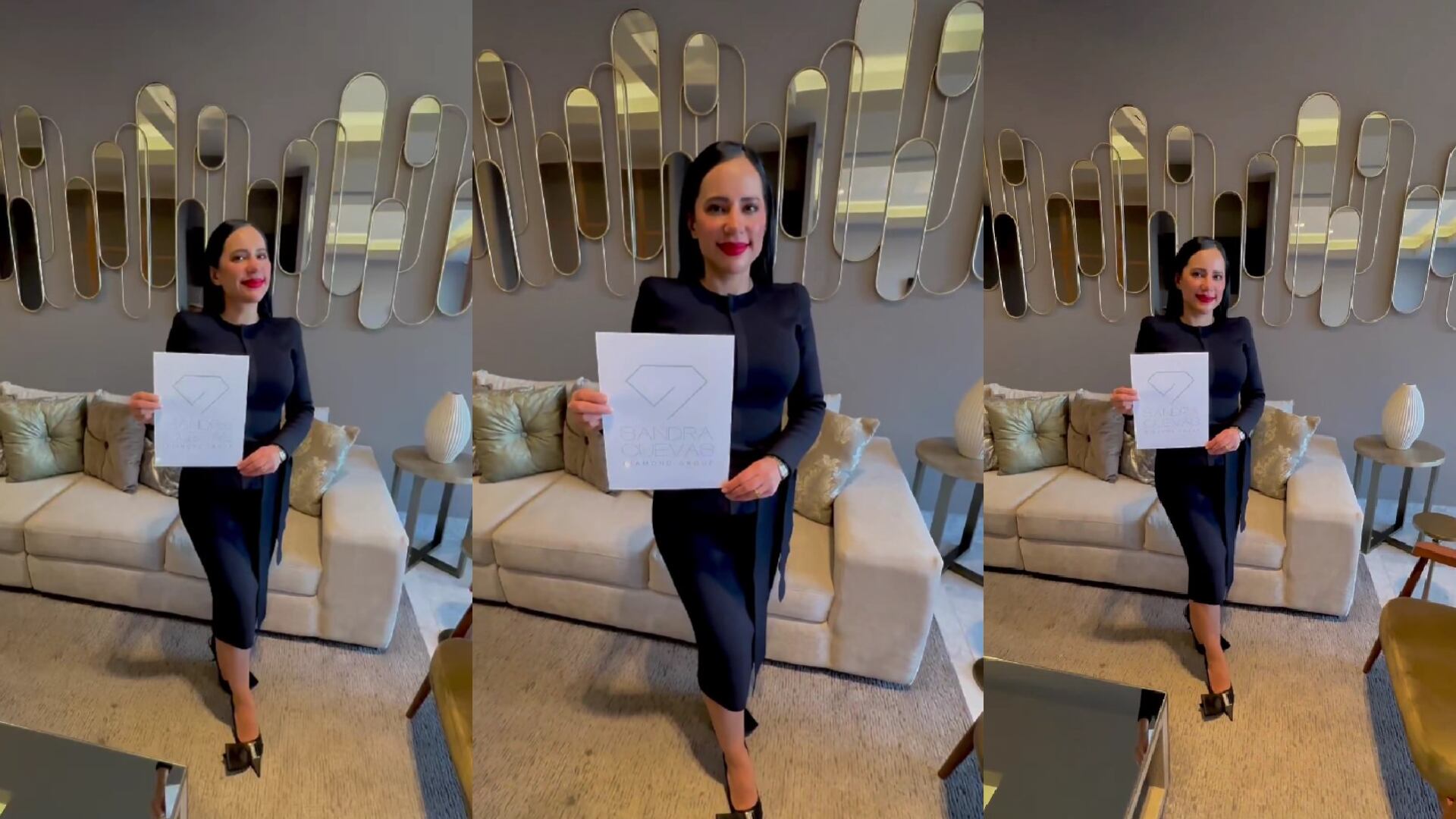 Sandra Cuevas tiene múltiples empresas con las que financia su movimiento político. (TW Sandra Cuevas)