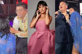 Daniela Darcourt celebró a lo