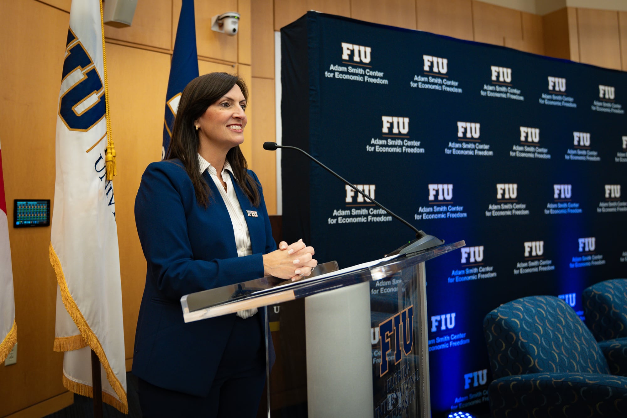 Jeanette Nuñez, presidenta de FIU y ex vicegobernadora del estado de Florida.