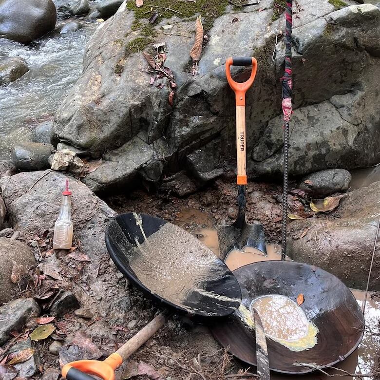El uso de mercurio y cianuro en actividades mineras ilegales genera contaminación en ríos y suelos panameños, amenazando la salud pública y la biodiversidad. (Foto cortesía autoridades ambientales)