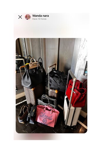 La imagen que compartió Wanda