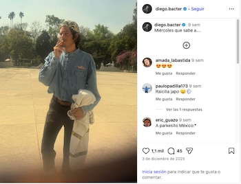 El músico lució en otras