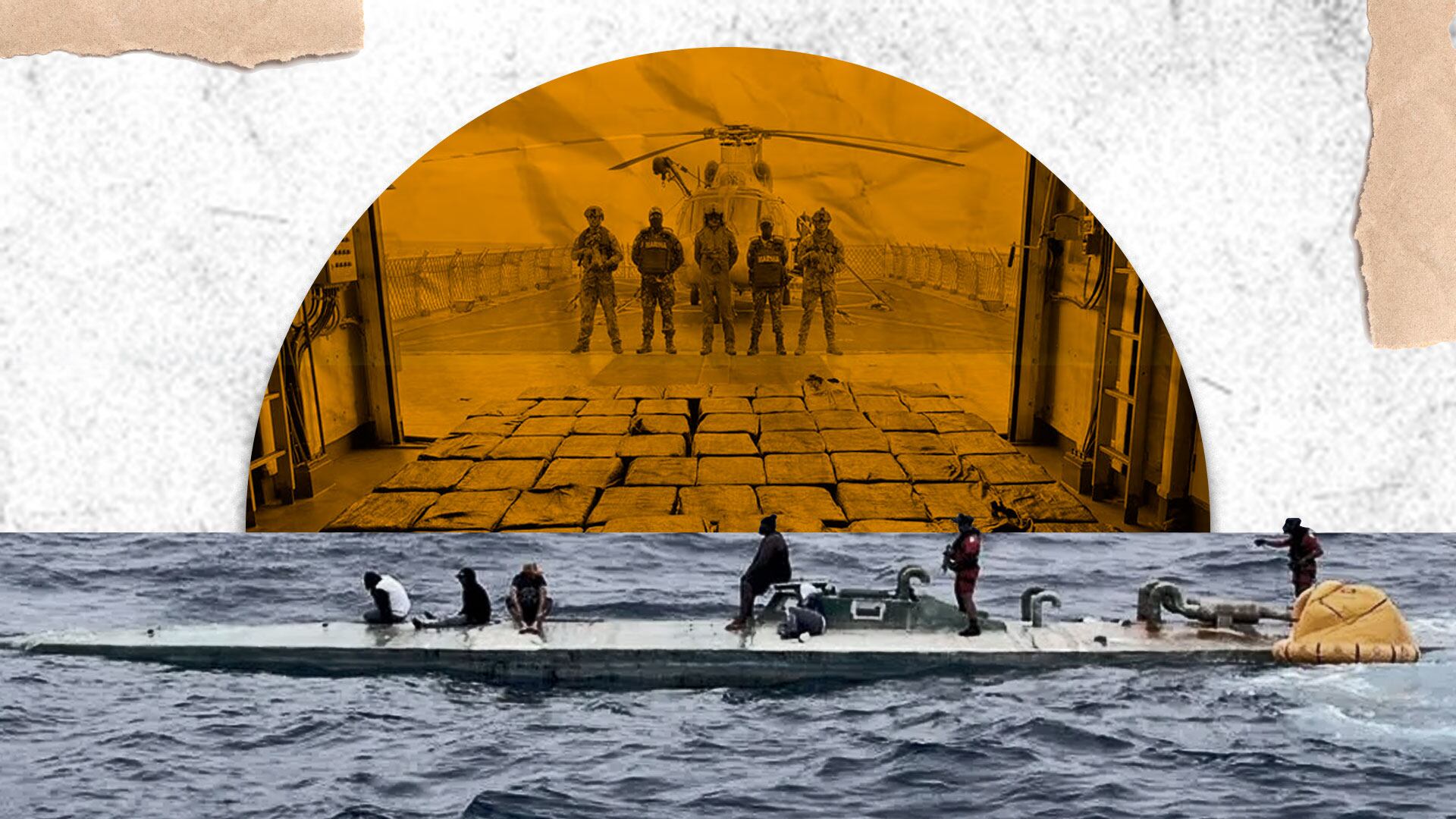 Entre los vehículos usados están los sumergibles (Infobae México)