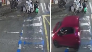 Indignación en Pereira por conductor al que un ciclista persiguió luego de arrollar a una patinadora y no ayudarla: “No podés dejarla ahí tirada”