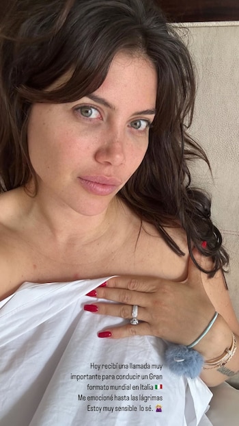 Wanda Nara le comunicó a