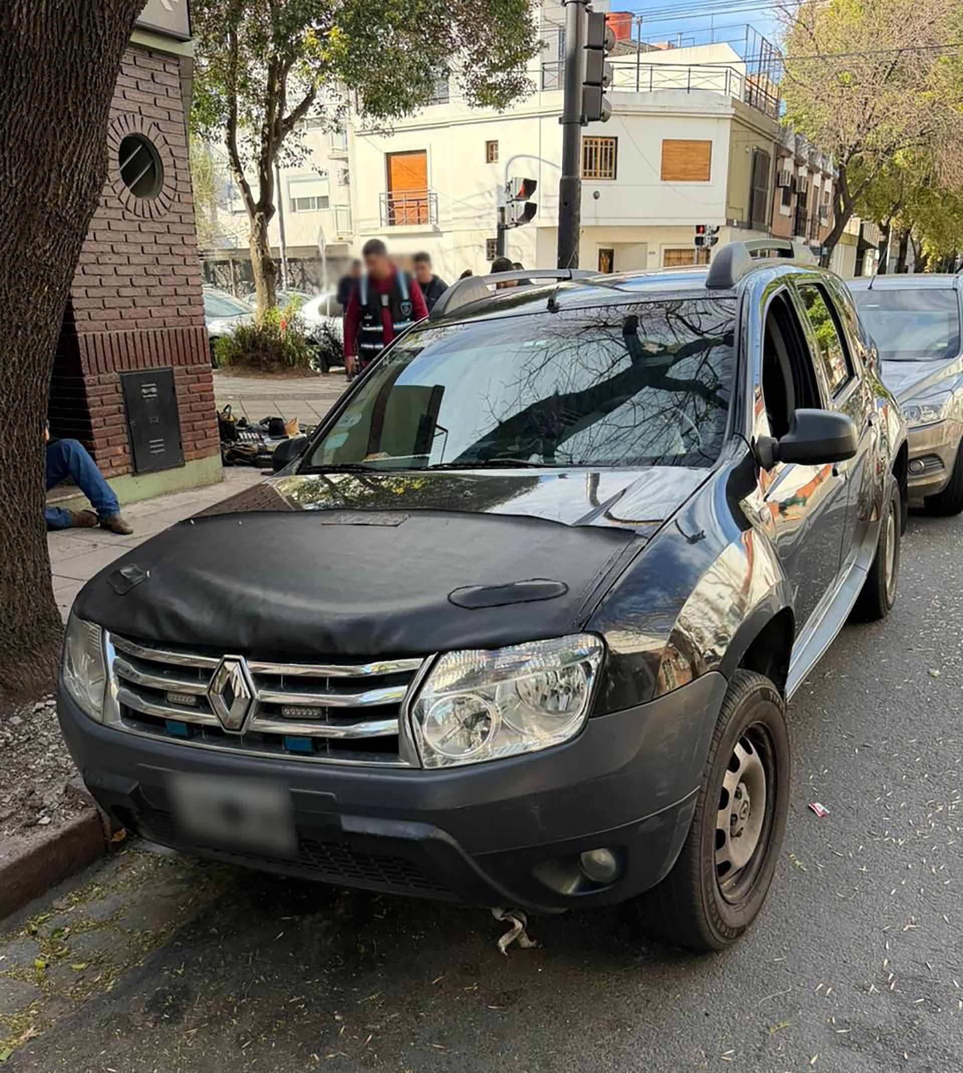 Los efectivos secuestraron el vehículo del aprehendido