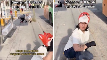 El conductor cerró la puerta