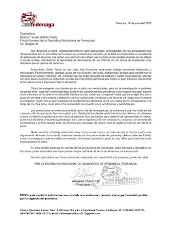 La Federación de Ganaderos se