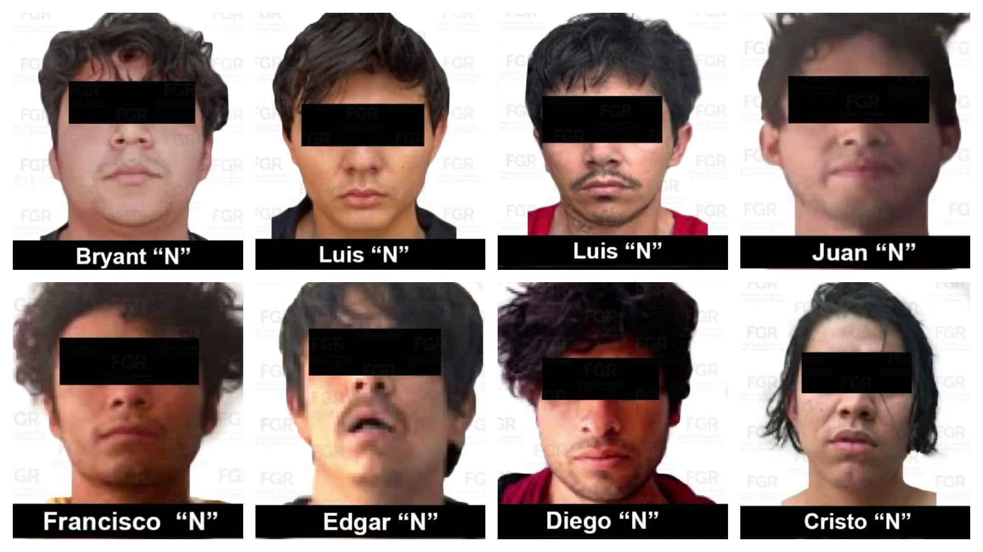 Detenidos en Querétaro. Crédito: FGR