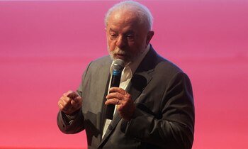 El presidente de Brasil, habla