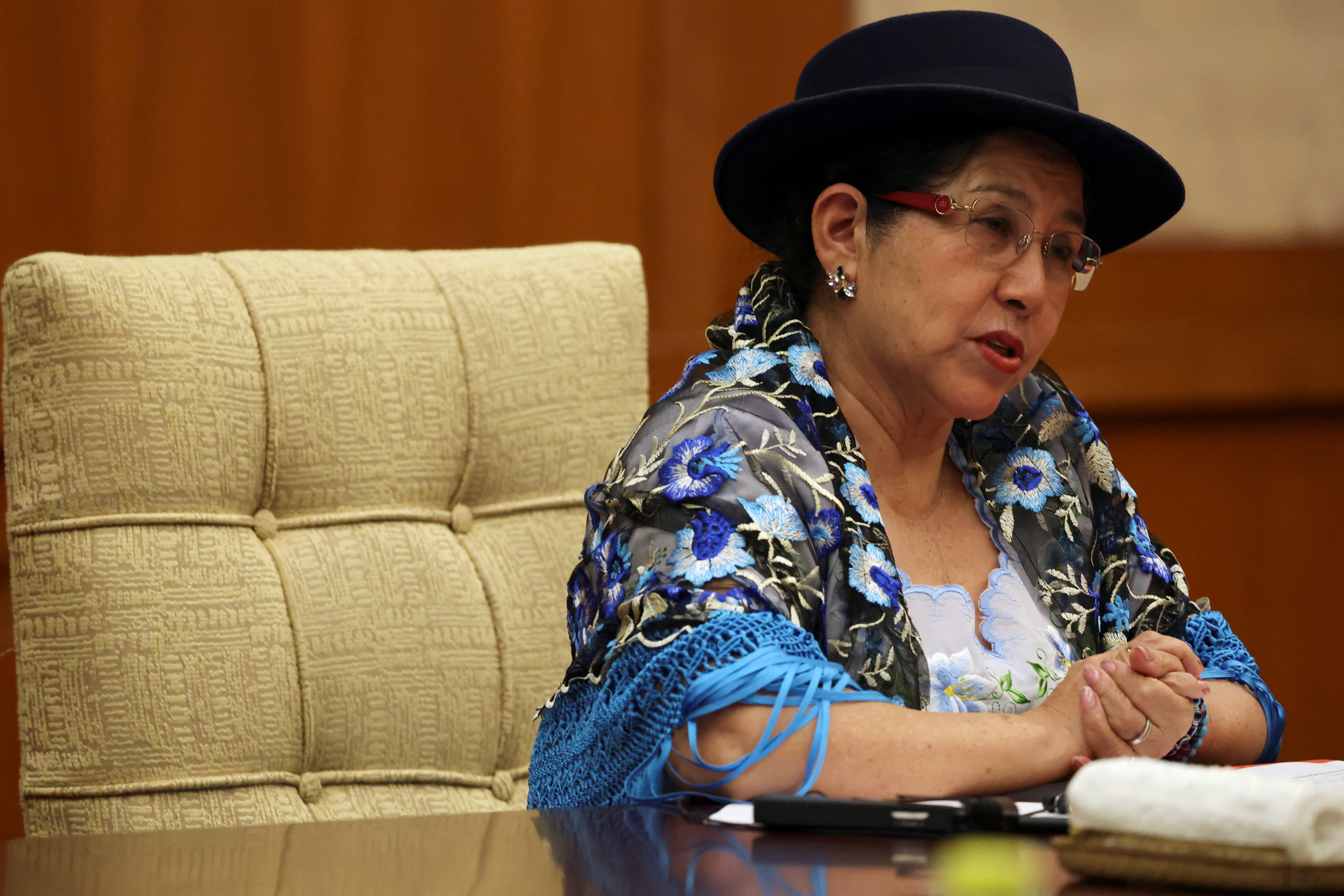 La canciller de Bolivia, Celinda Sosa (REUTERS/Florence Lo)