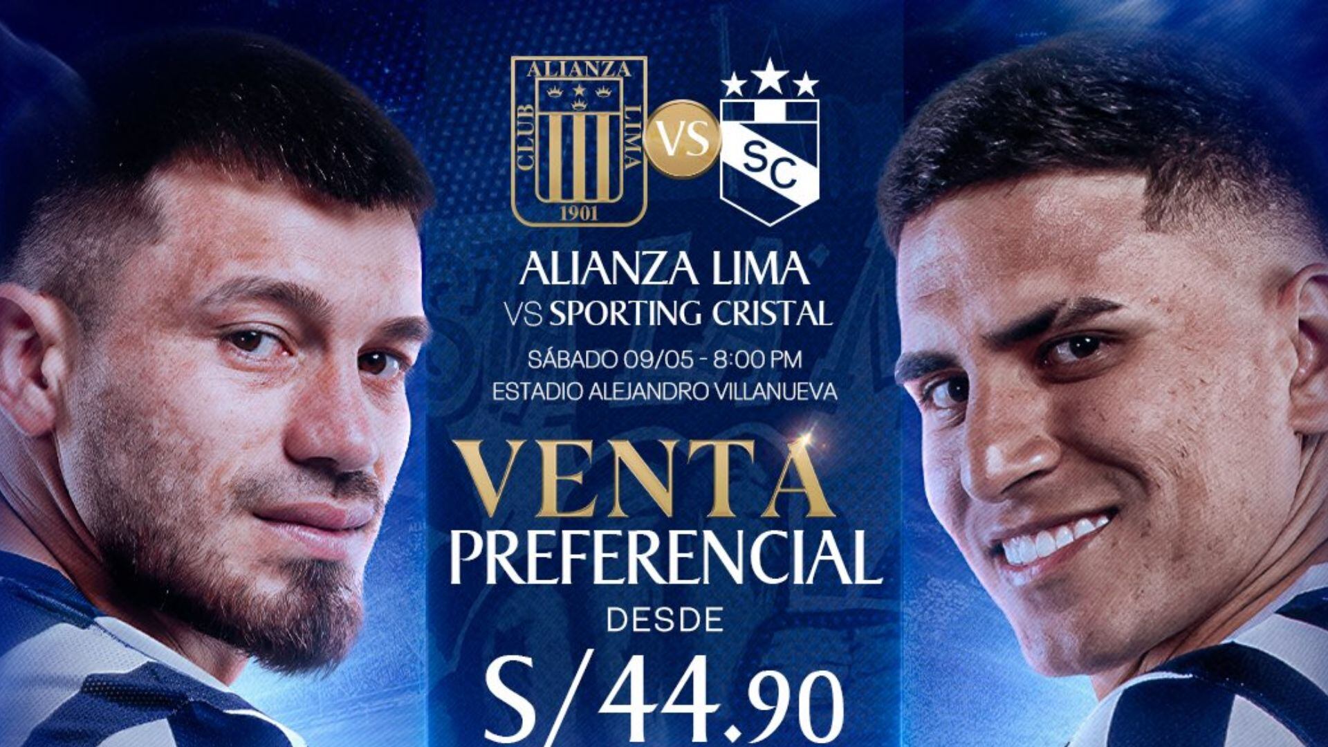 Entradas Alianza Lima vs Sporting Cristal por el Torneo Apertura 2026.