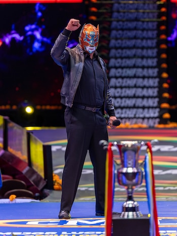 Guerrero Maya defenderá su titulo del inframundo del CMLL. (Foto: Diego Cedrix)