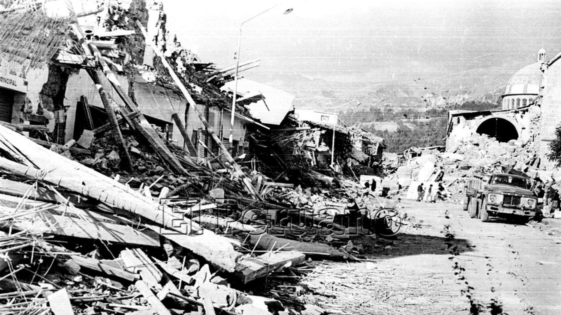 El sismo del 31 de mayo de 1970, con una magnitud de 7.9 grados, desató un alud que sepultó a la ciudad de Yungay, causando aproximadamente 60,000 muertes. (Andina)